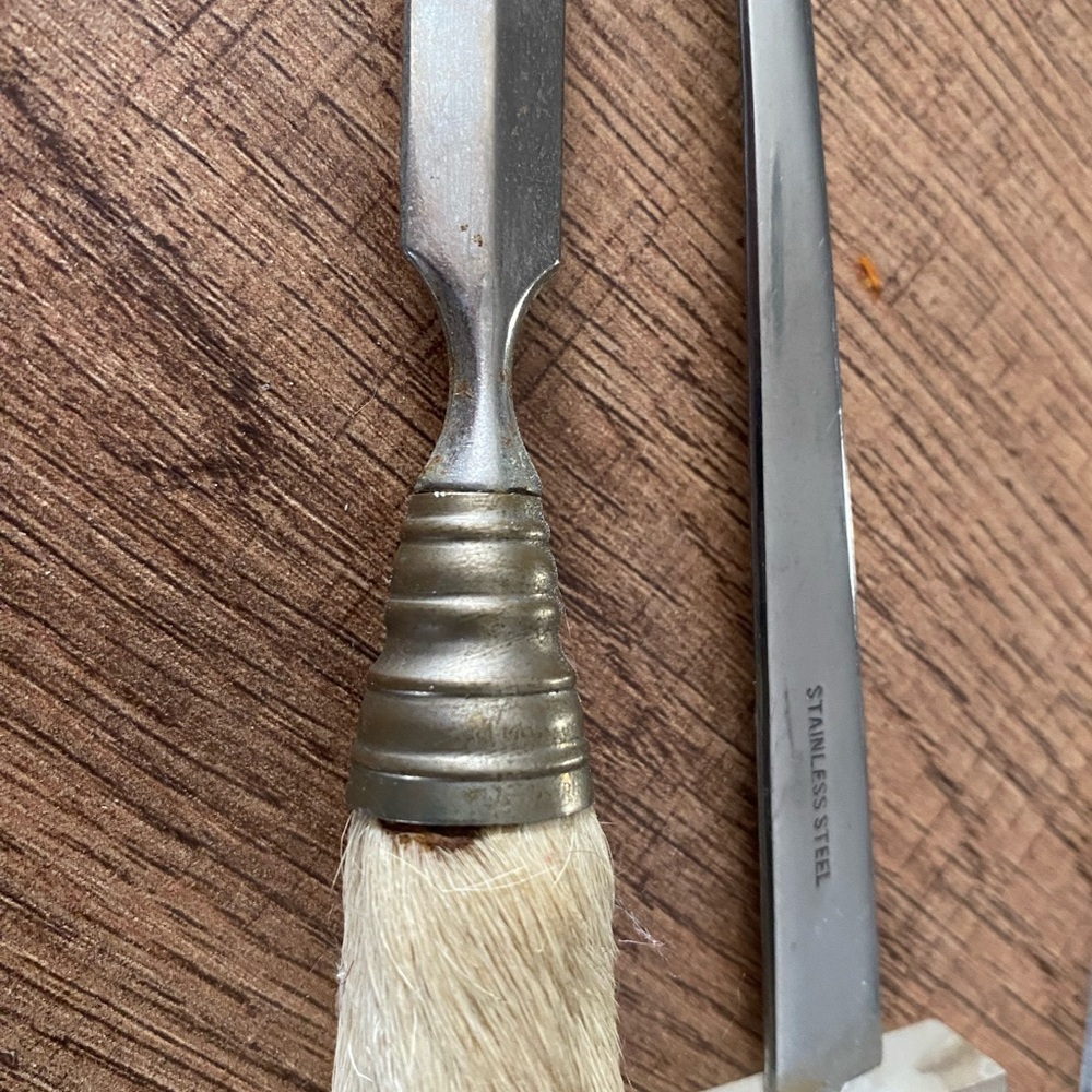 Stainless Steel and Silver Home Accent